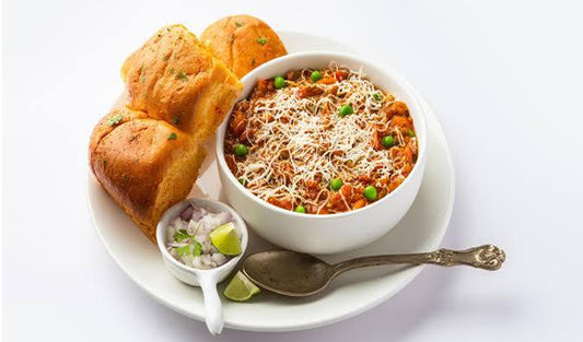 Cheese pav Bhaji