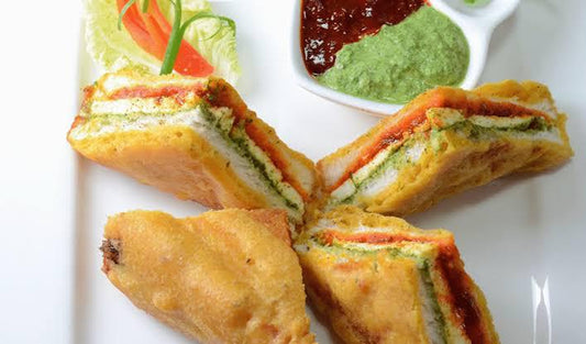 sp. cheese Paneer Bread Pakoda